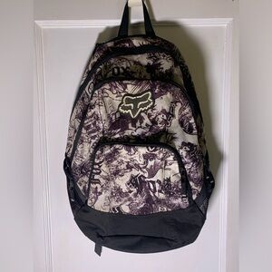 Y2K fox racing aop backpack